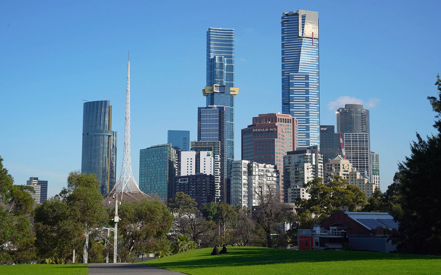 Melbourne CBD skyline representing C2 Commercial Cleaning service areas
